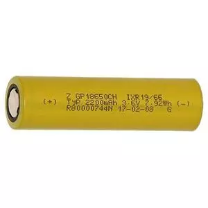 Аккумулятор Gp 18650 2200 mAh (max 6.6А) (GP1865T220)