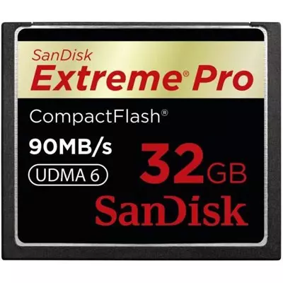 Карта памяти SanDisk 32Gb Compact Flash eXtreme Pro (SDCFXP-032G-X46/SDCFXPS-032G-X46)