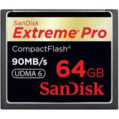 Карта памяти SanDisk 64Gb Compact Flash eXtreme Pro (SDCFXP-064G-X46/SDCFXPS-064G-X46)