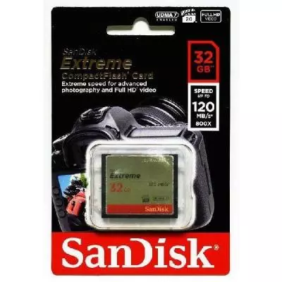 Карта памяти SanDisk 32Gb Compact Flash Extreme (SDCFXSB-032G-G46) - 2 Карта памяти SanDisk 32Gb Compact Flash Extreme (SDCFXSB-032G-G46) - 2