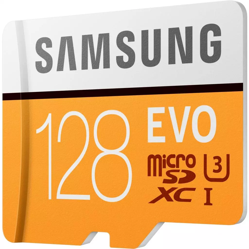 Карта памяти Samsung 128GB microSD class 10 UHS-I U3 Evo (MB-MP128GA/APC) - 1 Карта памяти Samsung 128GB microSD class 10 UHS-I U3 Evo (MB-MP128GA/APC) - 1