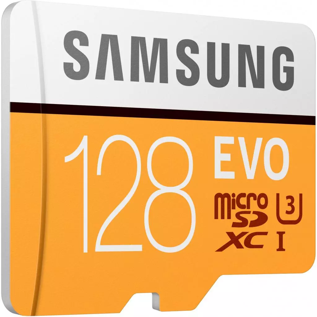 Карта памяти Samsung 128GB microSD class 10 UHS-I U3 Evo (MB-MP128GA/APC) - 2 Карта памяти Samsung 128GB microSD class 10 UHS-I U3 Evo (MB-MP128GA/APC) - 2