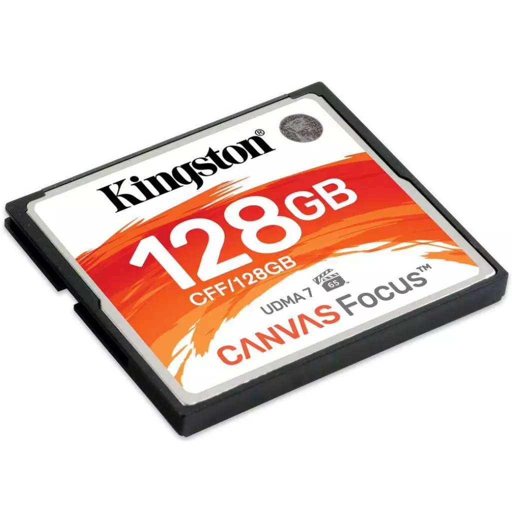 Карта памяти Kingston Compact Flash Card 128Gb Canvas Focus UDMA7 (CFF/128GB) - 1 Карта памяти Kingston Compact Flash Card 128Gb Canvas Focus UDMA7 (CFF/128GB) - 1