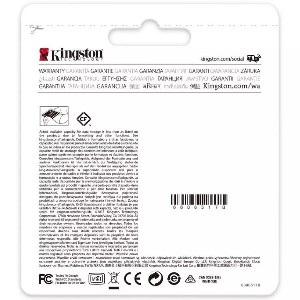Карта памяти Kingston Compact Flash Card 128Gb Canvas Focus UDMA7 (CFF/128GB) - 3 Карта памяти Kingston Compact Flash Card 128Gb Canvas Focus UDMA7 (CFF/128GB) - 3