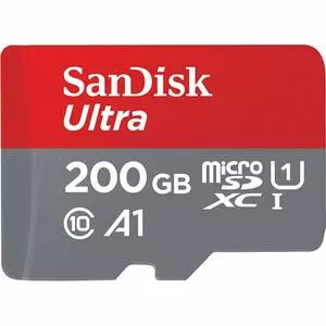 Карта памяти SanDisk 200GB microSDXC class 10 UHS-I Ultra (SDSQUAR-200G-GN6MN)