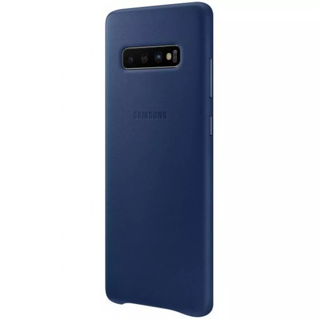 Чехол для моб. телефона Samsung Galaxy S10+ (G975) Leather Cover Navy (EF-VG975LNEGRU) - 1 Чехол для моб. телефона Samsung Galaxy S10+ (G975) Leather Cover Navy (EF-VG975LNEGRU) - 1