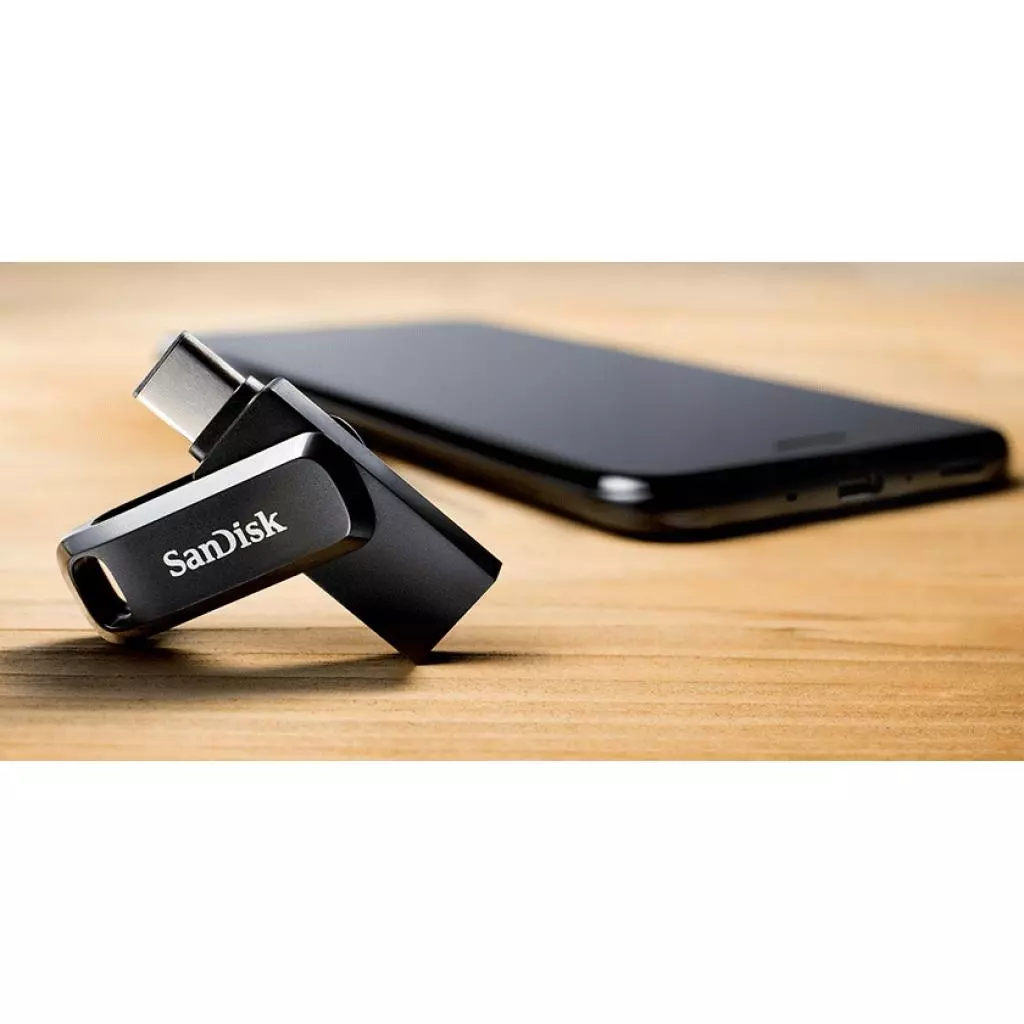 USB флеш накопитель SanDisk 64GB Ultra Dual Drive Go USB 3.1/Type C (SDDDC3-064G-G46) - 6 USB флеш накопитель SanDisk 64GB Ultra Dual Drive Go USB 3.1/Type C (SDDDC3-064G-G46) - 6