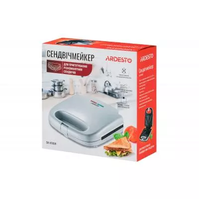 Сэндвичница Ardesto SM-H100W - 4 Сэндвичница Ardesto SM-H100W - 4