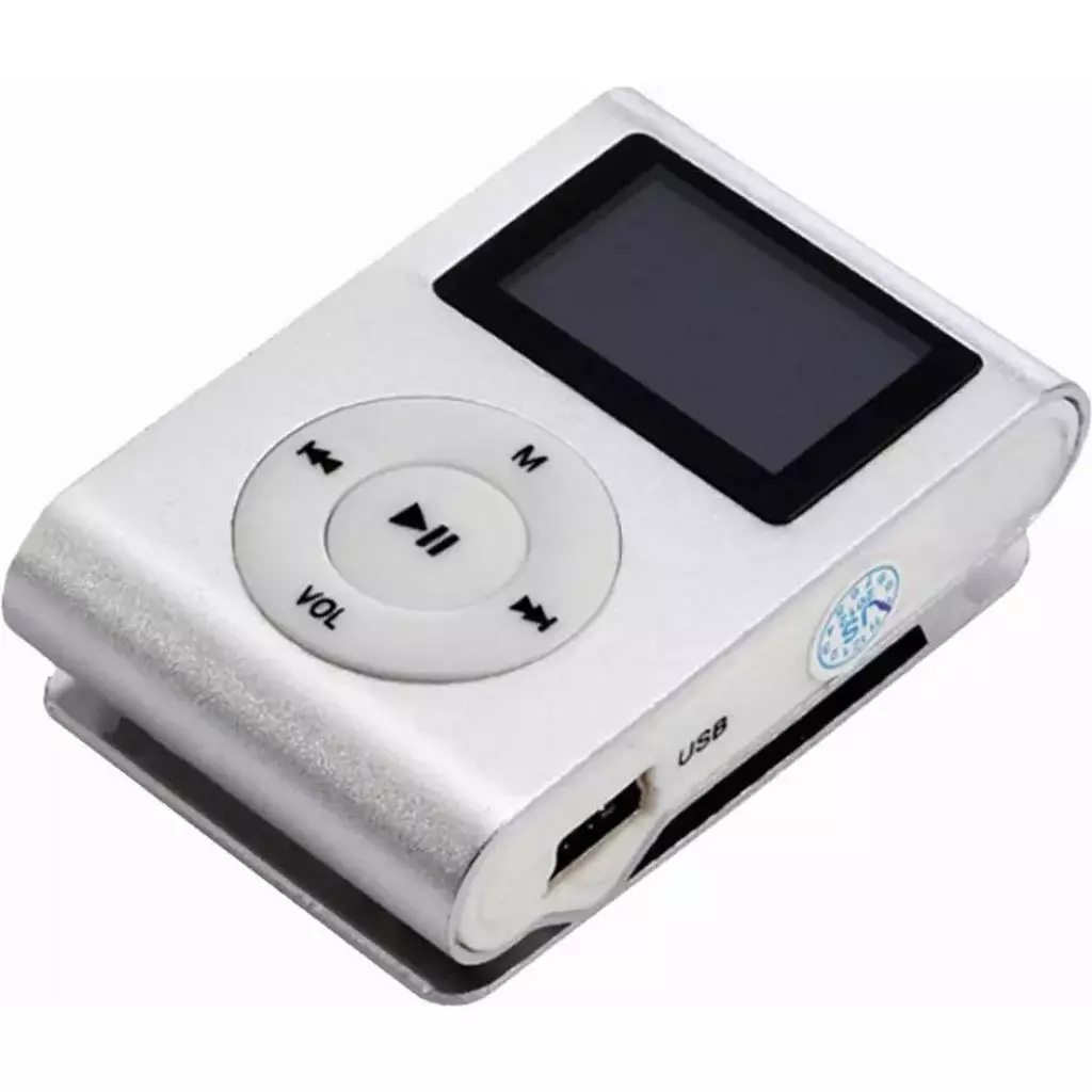 MP3 плеер Toto With display&Earphone Mp3 Silver (TPS-02-Silver)