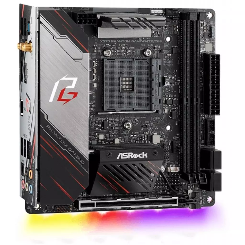 Материнская плата ASRock X570 PHANTOM GAMING-ITX/TB3 - 3 Материнская плата ASRock X570 PHANTOM GAMING-ITX/TB3 - 3