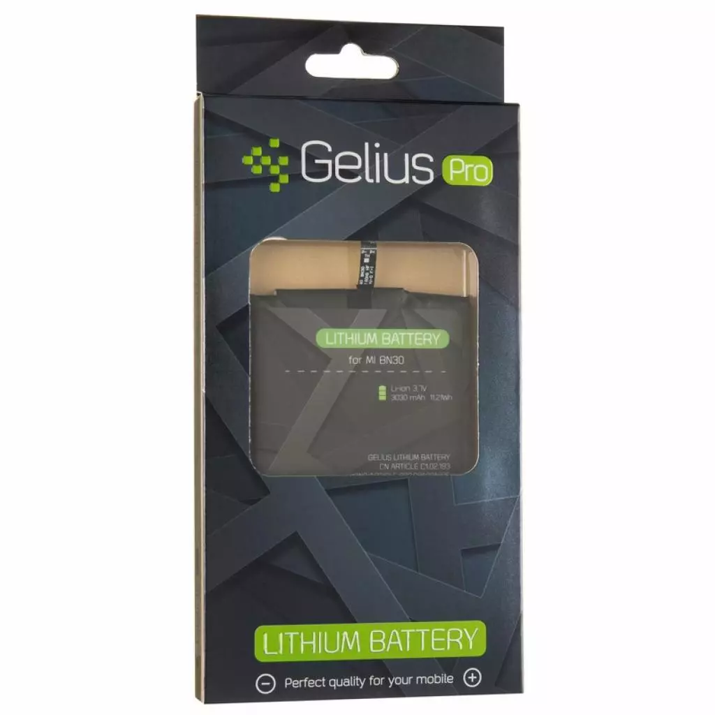 Аккумуляторная батарея для телефона Gelius Pro Xiaomi BN30 (Redmi 4a) (2000 mAh) (67159) - 2 Аккумуляторная батарея для телефона Gelius Pro Xiaomi BN30 (Redmi 4a) (2000 mAh) (67159) - 2