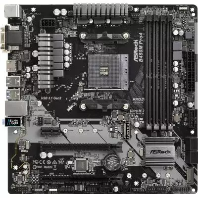 Материнская плата ASRock B450M PRO4 - 1