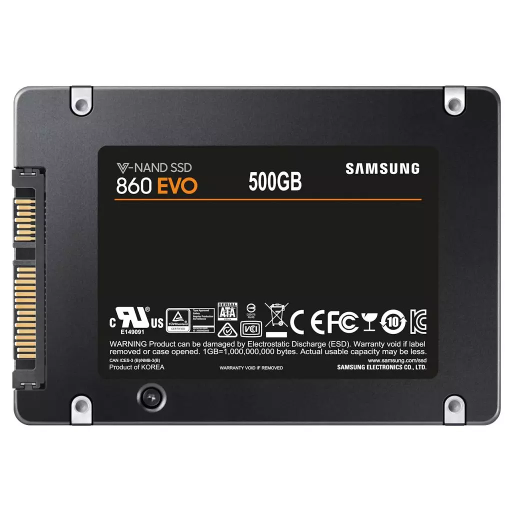 Накопитель SSD 2.5" 500GB Samsung (MZ-76E500B/KR) - 3 Накопитель SSD 2.5" 500GB Samsung (MZ-76E500B/KR) - 3