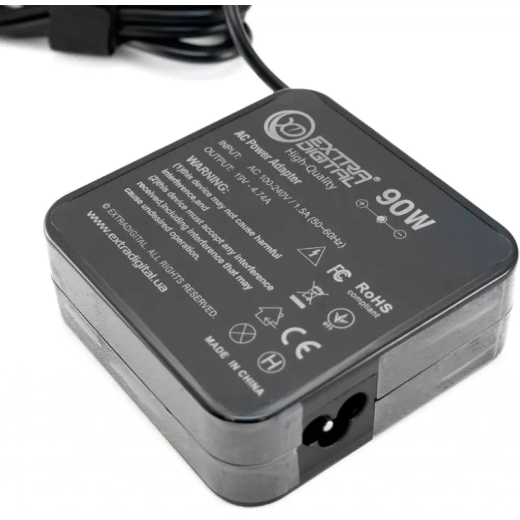 Блок питания к ноутбуку Extradigital Acer 19V, 4.74 A, 90W (5.5x1.7) High Quality (PSA3888) - 1 Блок питания к ноутбуку Extradigital Acer 19V, 4.74 A, 90W (5.5x1.7) High Quality (PSA3888) - 1