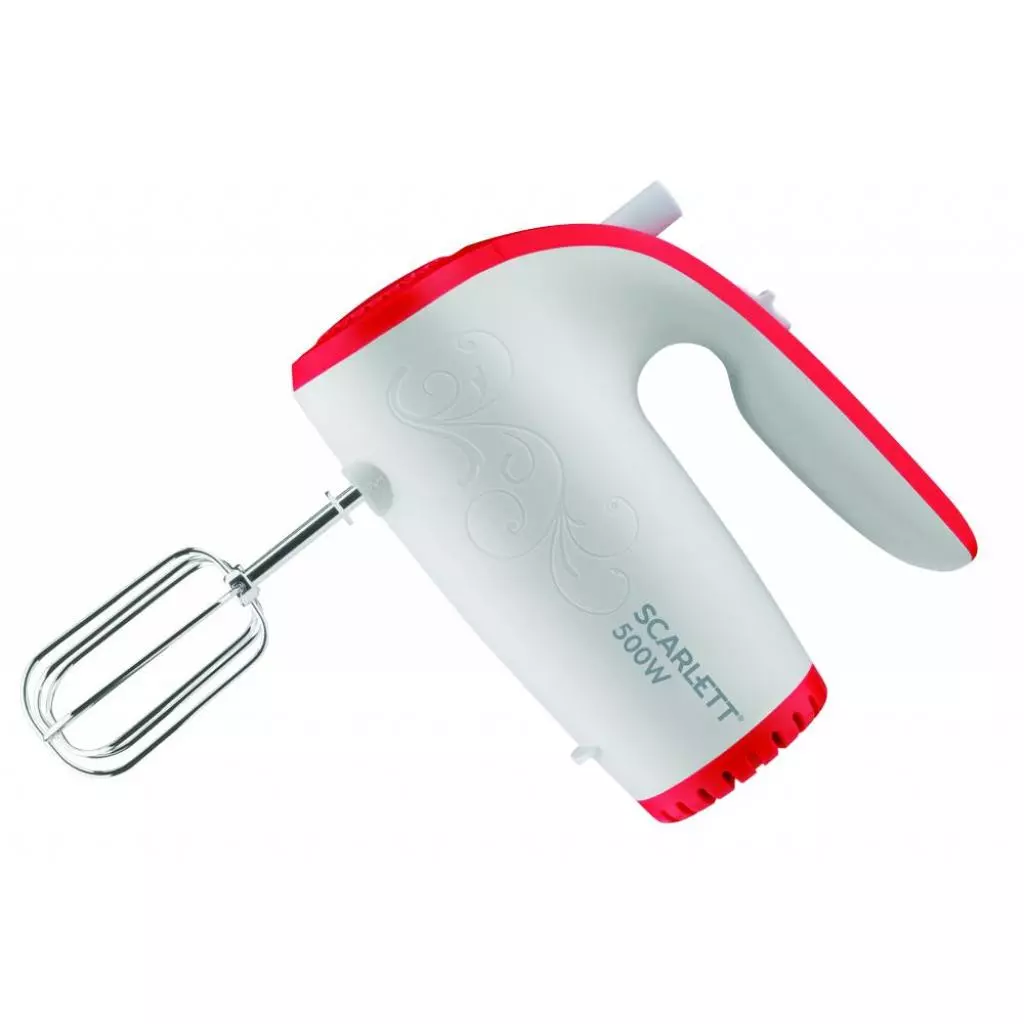 Миксер Scarlett SC HM 40S06 White-Red (SCHM40S06 White-Red)