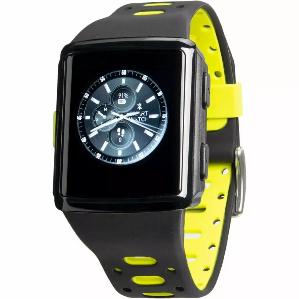 Смарт-часы Gelius Pro M3D (WEARFORCES GPS) Black/Green(yellow) - 1