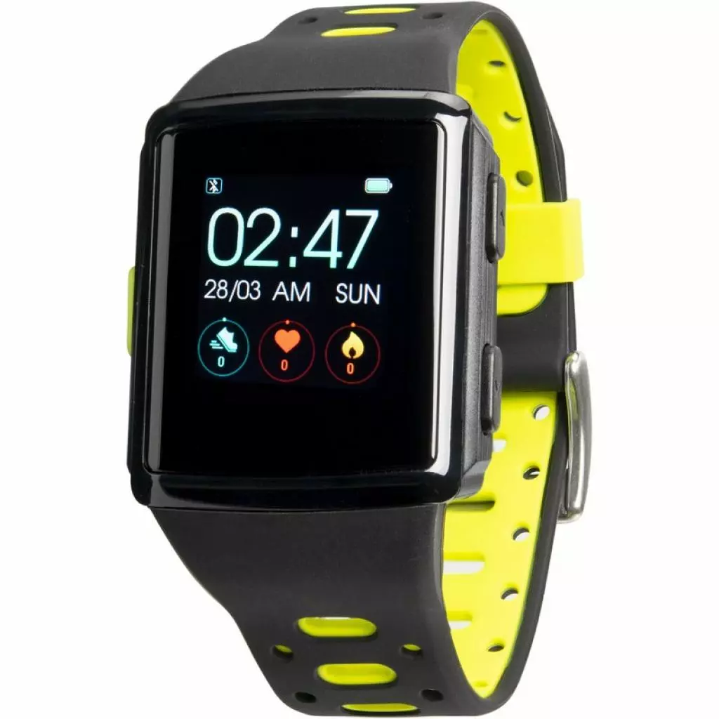 Смарт-часы Gelius Pro M3D (WEARFORCES GPS) Black/Green(yellow) - 2
