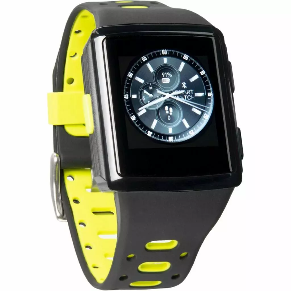 Смарт-часы Gelius Pro M3D (WEARFORCES GPS) Black/Green(yellow) - 3