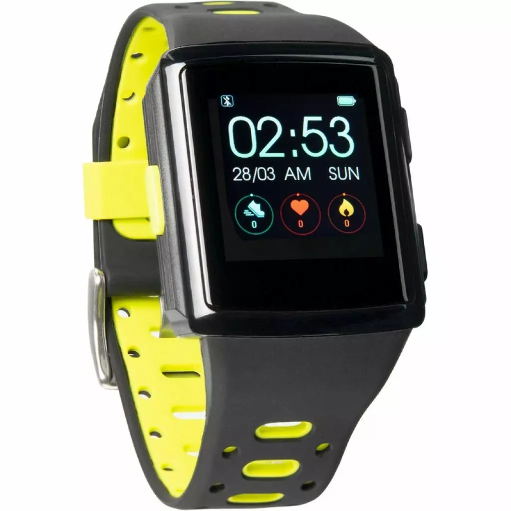 Смарт-часы Gelius Pro M3D (WEARFORCES GPS) Black/Green(yellow) - 5