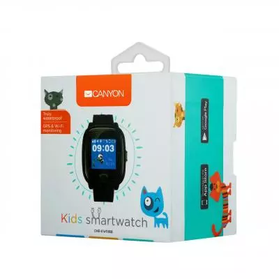 Смарт-часы Canyon CNE-KW51BB Kids smartwatch GPS Black (CNE-KW51BB) - 3 Смарт-часы Canyon CNE-KW51BB Kids smartwatch GPS Black (CNE-KW51BB) - 3