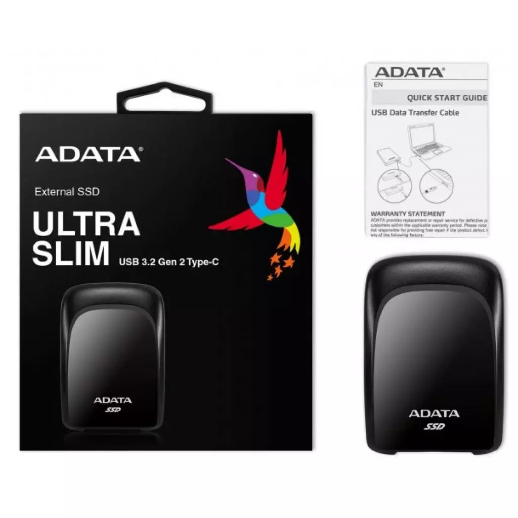 Накопитель SSD USB 3.2 960GB ADATA (ASC680-960GU32G2-CBK) - 6 Накопитель SSD USB 3.2 960GB ADATA (ASC680-960GU32G2-CBK) - 6