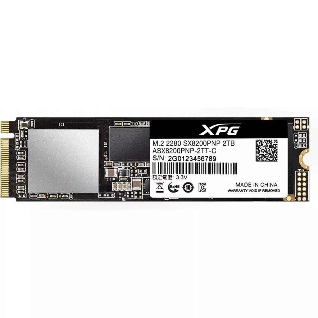 Накопитель SSD M.2 2280 2TB ADATA (ASX8200PNP-2TT-C)