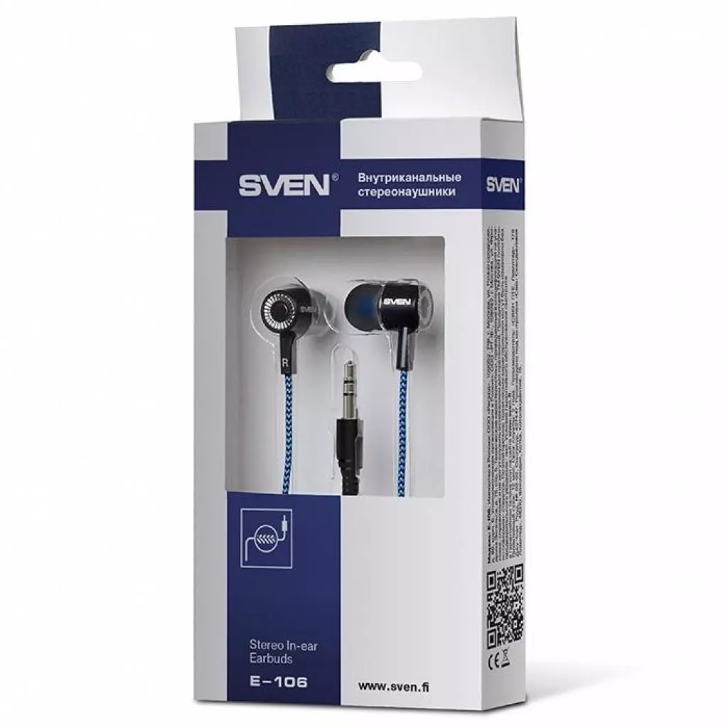 Наушники Sven E-106 black-blue - 4 Наушники Sven E-106 black-blue - 4