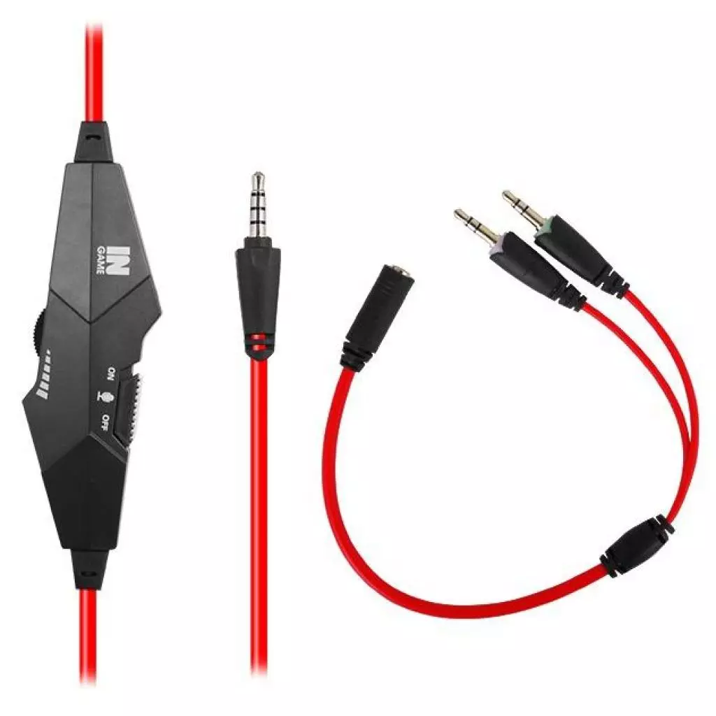 Наушники Gemix N1 Black-Red Gaming - 3 Наушники Gemix N1 Black-Red Gaming - 3