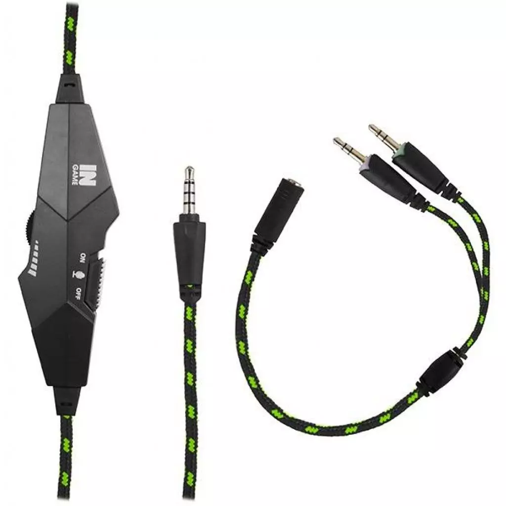 Наушники Gemix N20 Black-Green Gaming - 3 Наушники Gemix N20 Black-Green Gaming - 3