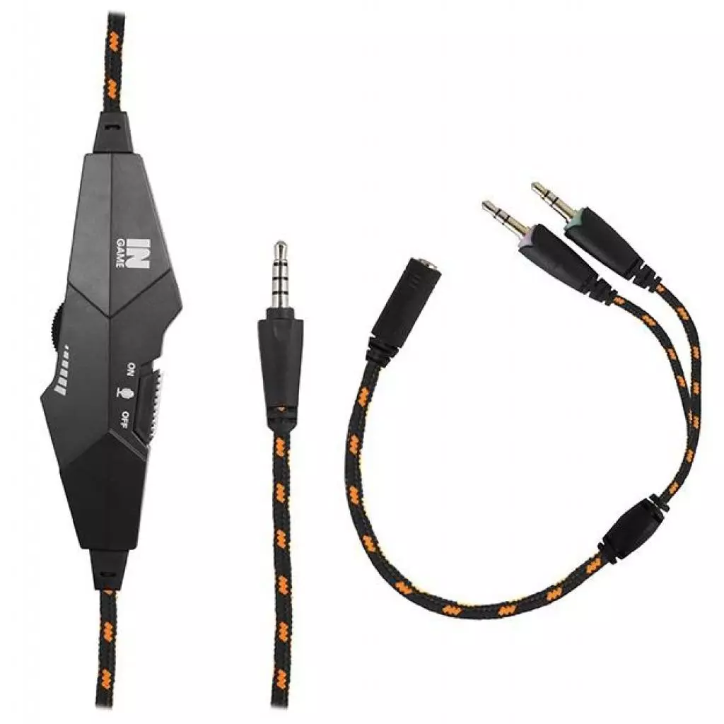 Наушники Gemix N20 Black-Orange Gaming - 3 Наушники Gemix N20 Black-Orange Gaming - 3