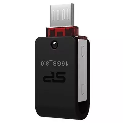 USB флеш накопитель Silicon Power 16GB Mobile X31 OTG USB 3.0 (SP016GBUF3X31V1K) - 3