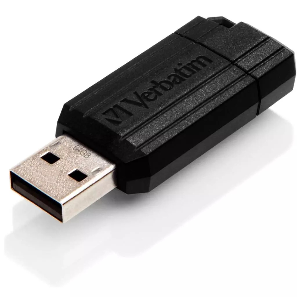USB флеш накопитель Verbatim 64GB Store 'n' Go PinStripe Black USB 2.0 (49065) - 3 USB флеш накопитель Verbatim 64GB Store 'n' Go PinStripe Black USB 2.0 (49065) - 3