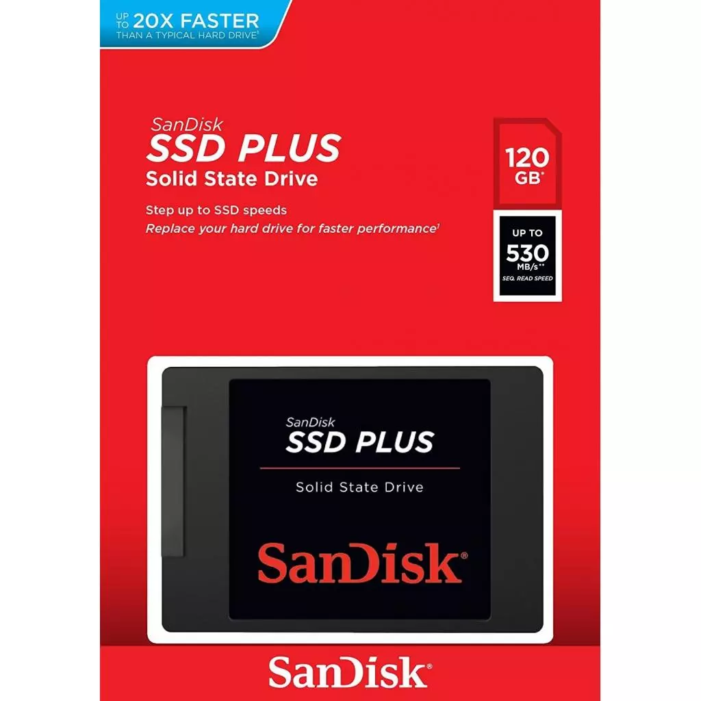 Накопитель SSD 2.5" 120GB SanDisk (SDSSDA-120G-G27) - 3 Накопитель SSD 2.5" 120GB SanDisk (SDSSDA-120G-G27) - 3