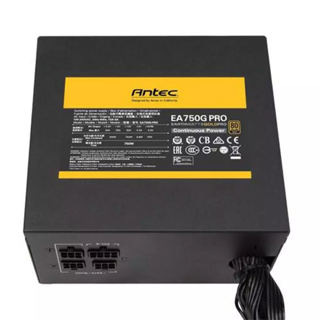 Блок питания Antec 750W EarthWatts EA750G Pro (0-761345-11622-0) - 6 Блок питания Antec 750W EarthWatts EA750G Pro (0-761345-11622-0) - 6