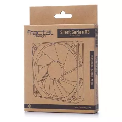 Кулер для корпуса Fractal Design Silent Series R3 120mm (FD-FAN-SSR3-120-WT) - 3 Кулер для корпуса Fractal Design Silent Series R3 120mm (FD-FAN-SSR3-120-WT) - 3