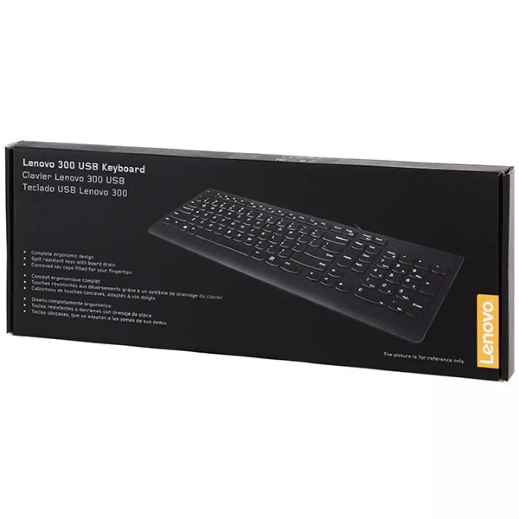 Клавиатура Lenovo 300 Black (GX30M39684) - 7 Клавиатура Lenovo 300 Black (GX30M39684) - 7