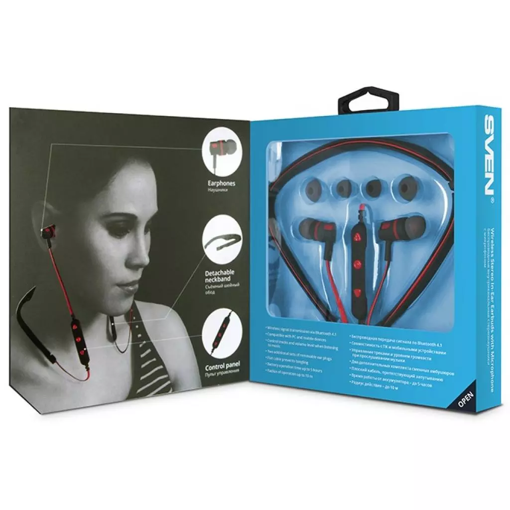 Наушники Sven E-216B Black-Red (E-216B) - 2 Наушники Sven E-216B Black-Red (E-216B) - 2