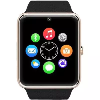 Смарт-часы UWatch Smart GT08 Gold/Black (F_50694) - 1 Смарт-часы UWatch Smart GT08 Gold/Black (F_50694) - 1