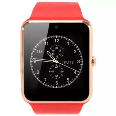 Смарт-часы UWatch Smart GT08 Gold/Red (F_47464) - 1 Смарт-часы UWatch Smart GT08 Gold/Red (F_47464) - 1
