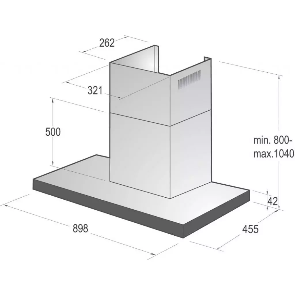 Вытяжка кухонная Gorenje WHT9SYW (WHT 9 SYW) - 4
