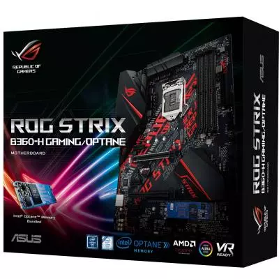 Материнская плата ASUS ROG STRIX B360-H GAMING OPTANE - 3