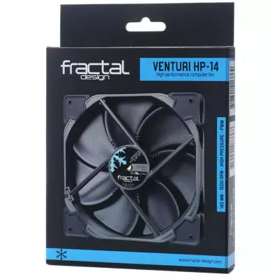 Кулер для корпуса Fractal Design Venturi HP-14 PWM (FD-FAN-VENT-HP14-PWM-BK) - 2 Кулер для корпуса Fractal Design Venturi HP-14 PWM (FD-FAN-VENT-HP14-PWM-BK) - 2