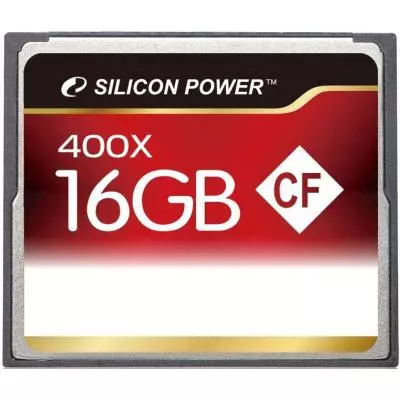 Карта памяти Silicon Power 16Gb Compact Flash 400x (SP016GBCFC400V10)