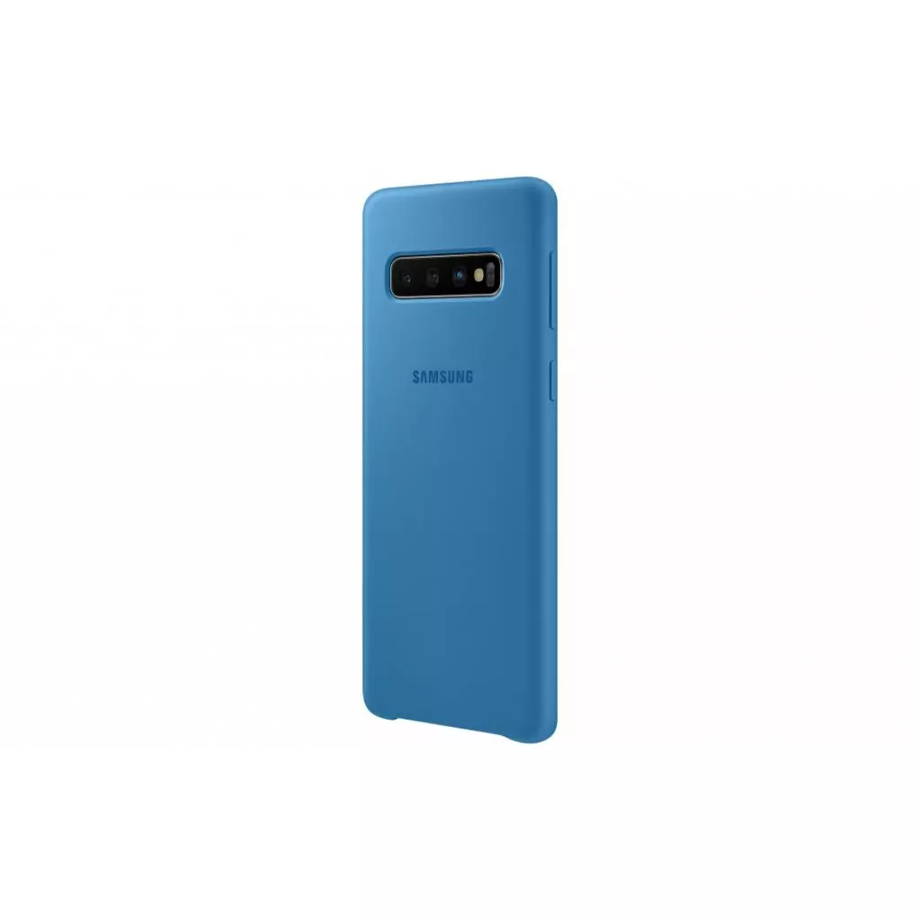 Чехол для моб. телефона Samsung Galaxy S10 (G973) Silicone Cover Blue (EF-PG973TLEGRU) - 1