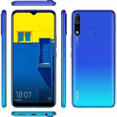 Мобильный телефон TECNO KC8 (Spark 4 2/32Gb) Vacation Blue (4895180751592) - 4 Мобильный телефон TECNO KC8 (Spark 4 2/32Gb) Vacation Blue (4895180751592) - 4