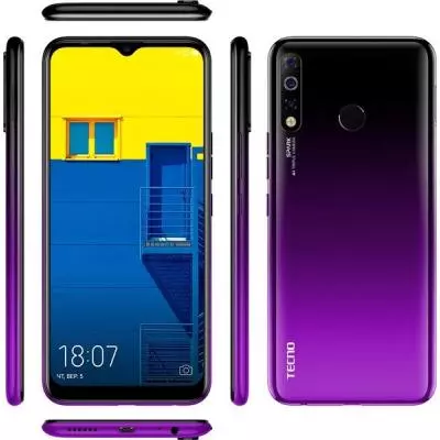 Мобильный телефон TECNO KC2 (Spark 4 3/32Gb) Royal Purple (4895180751080) - 4