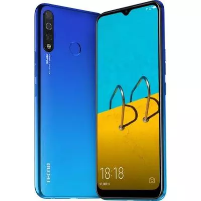 Мобильный телефон TECNO KC2 (Spark 4 3/32Gb) Vacation Blue (4895180751073) - 2 Мобильный телефон TECNO KC2 (Spark 4 3/32Gb) Vacation Blue (4895180751073) - 2