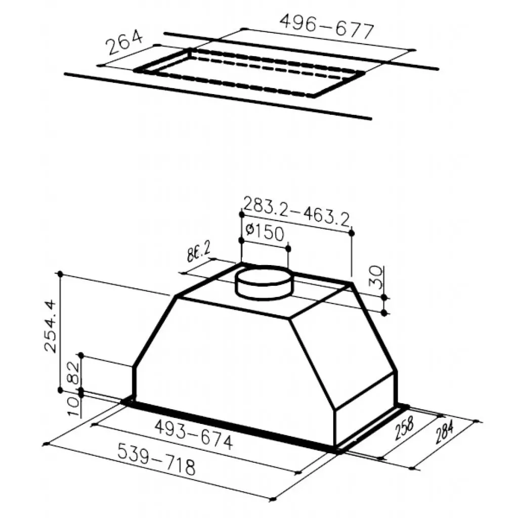 Вытяжка кухонная Best PASC 780 FPX - 1 Вытяжка кухонная Best PASC 780 FPX - 1