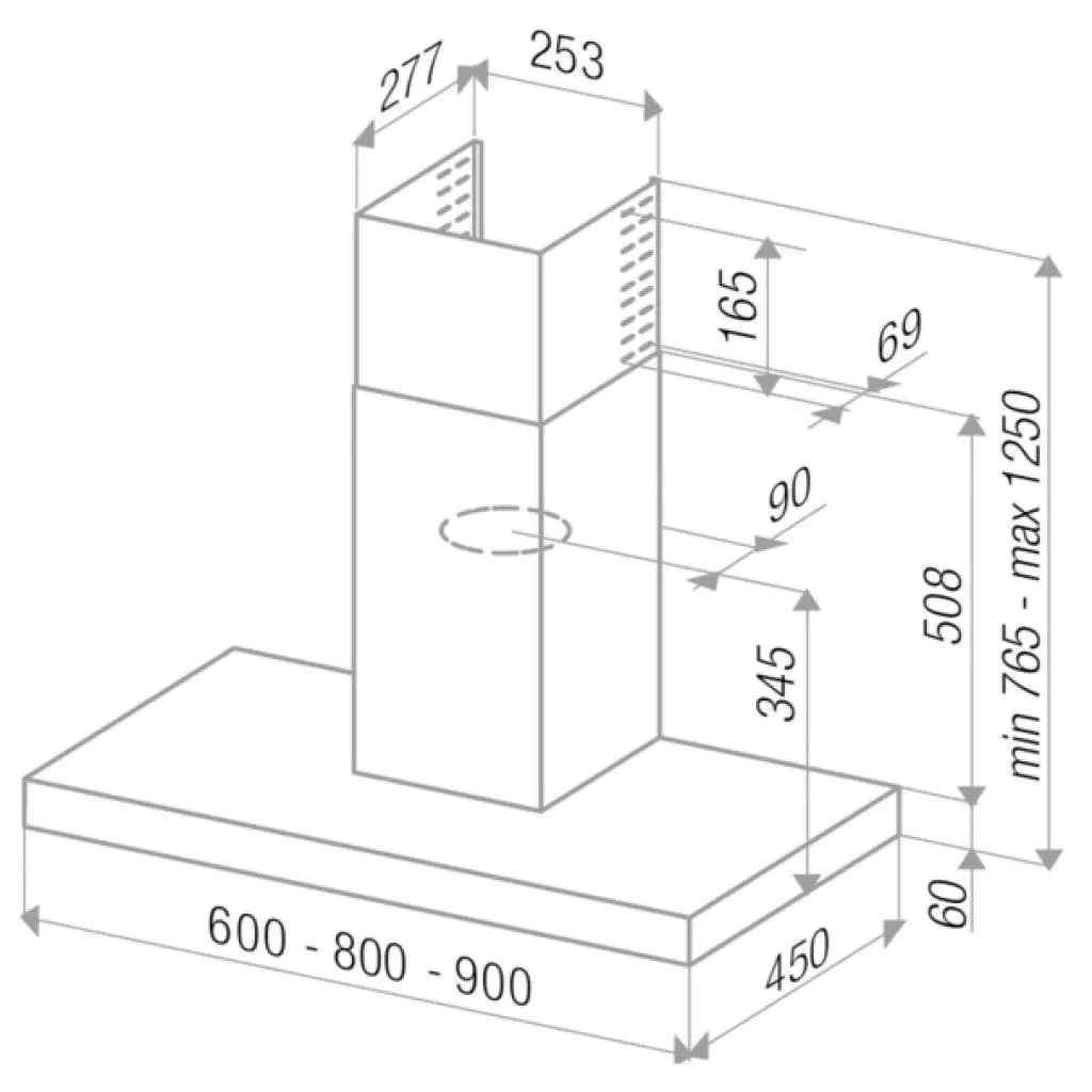 Вытяжка кухонная Best Best BETA (07PC0002C) - 1