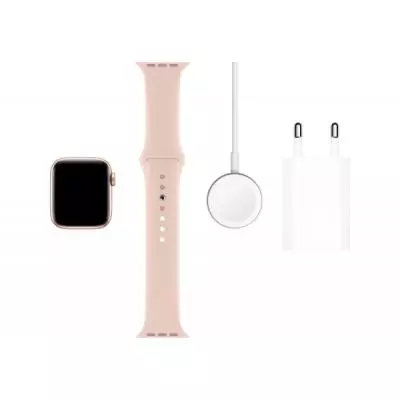 Смарт-часы Apple Watch Series 5 GPS, 44mm Gold Aluminium Case with Pink Sand (MWVE2UL/A) - 5